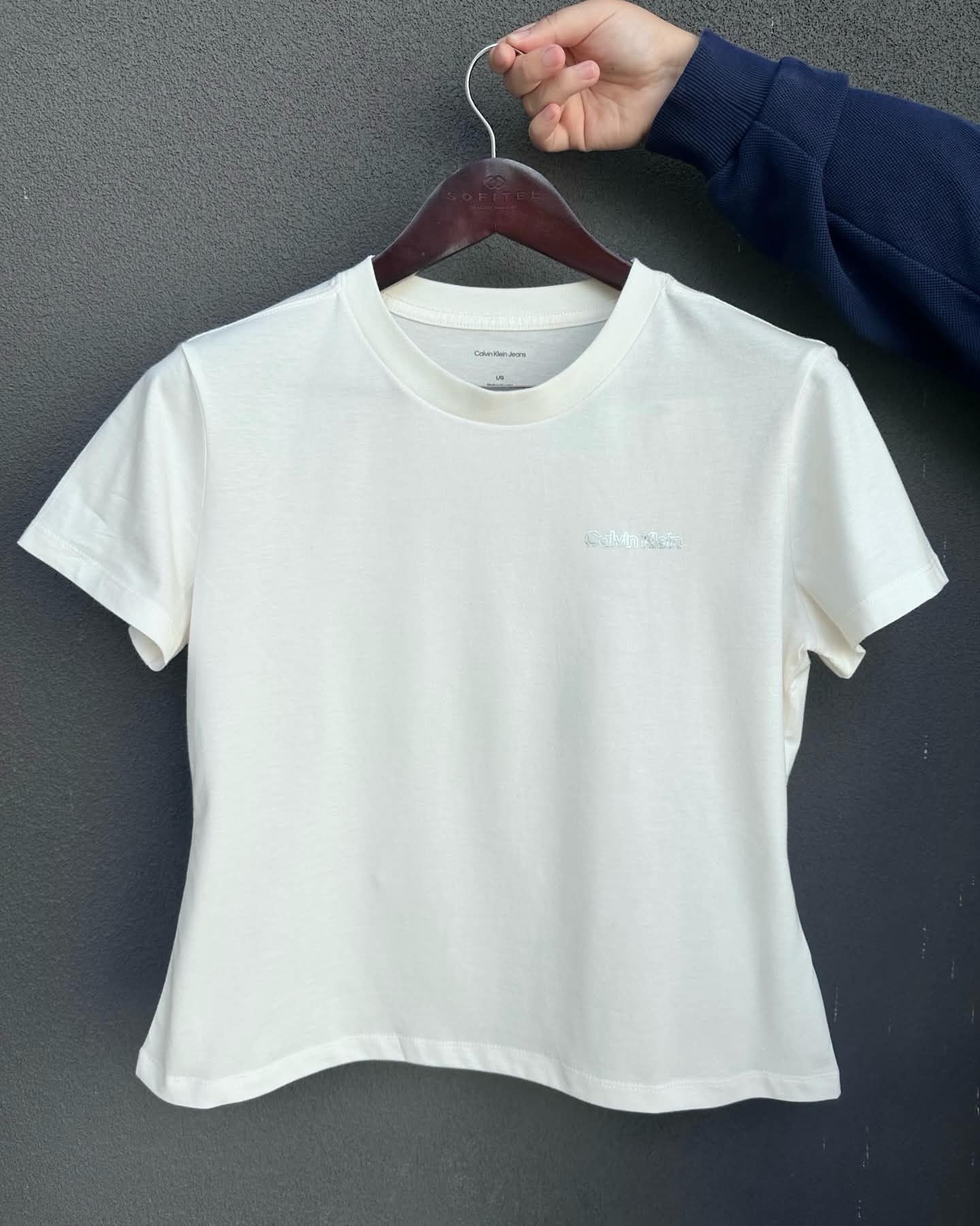 CK A-Foil Logo Tee Large