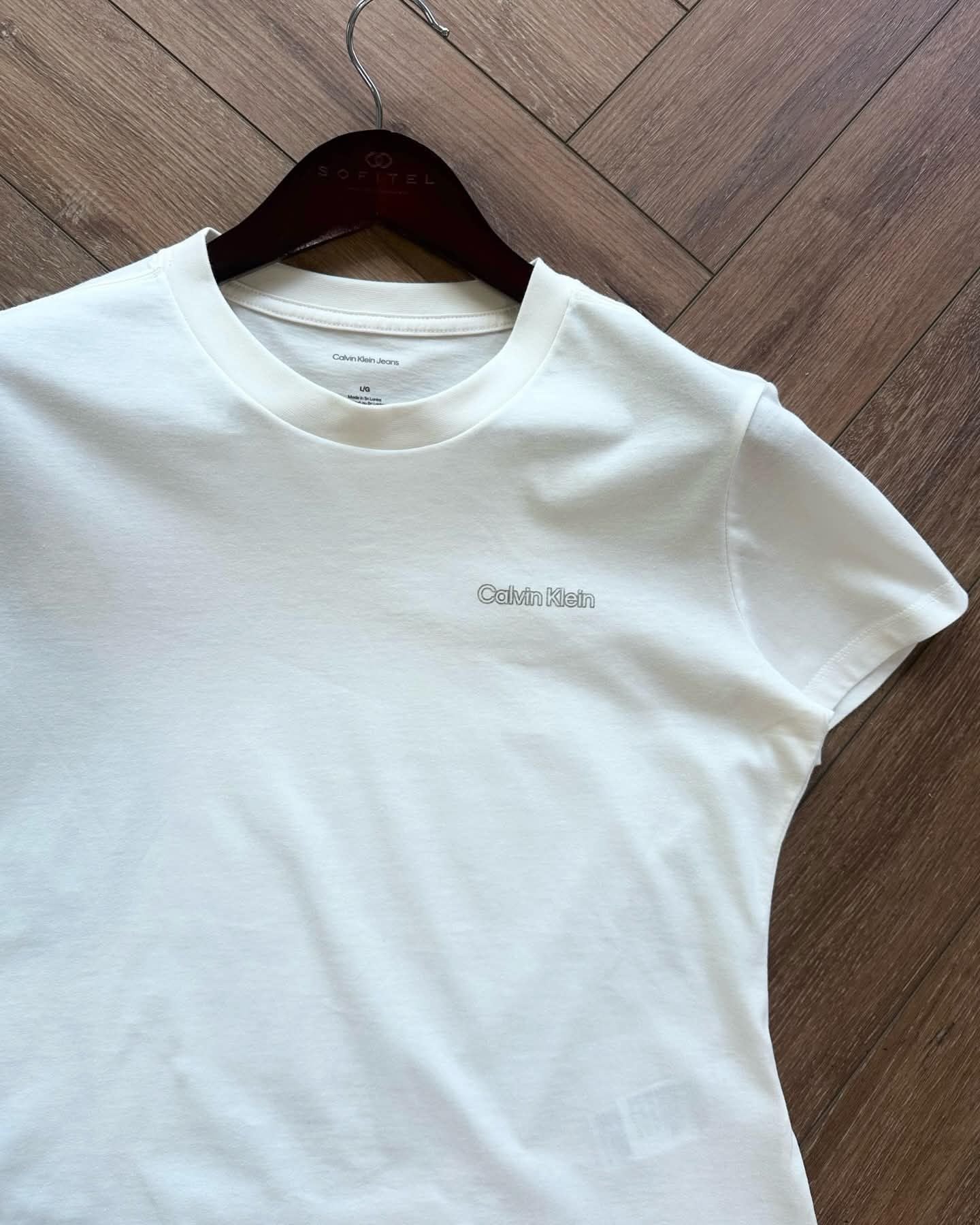 CK A-Foil Logo Tee Large