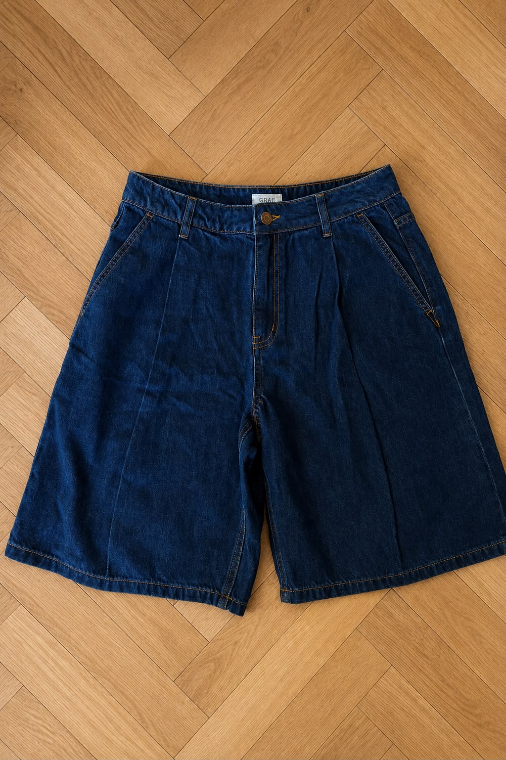 Grab Jeans Pleated Shorts Size 10 Small