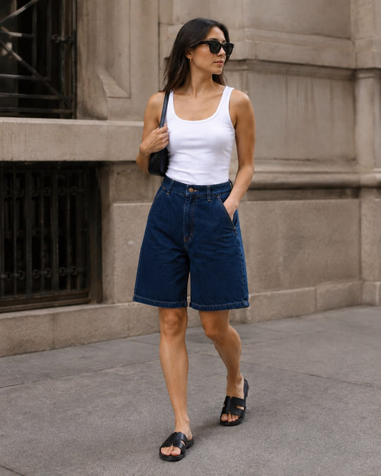 Grab Jeans Pleated Shorts Size 10 Medium