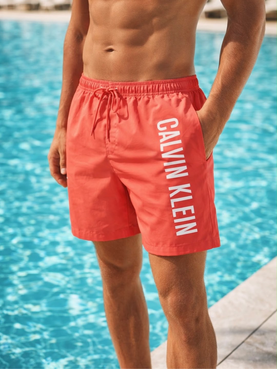 CK Swimshorts Dazzling Coral Large