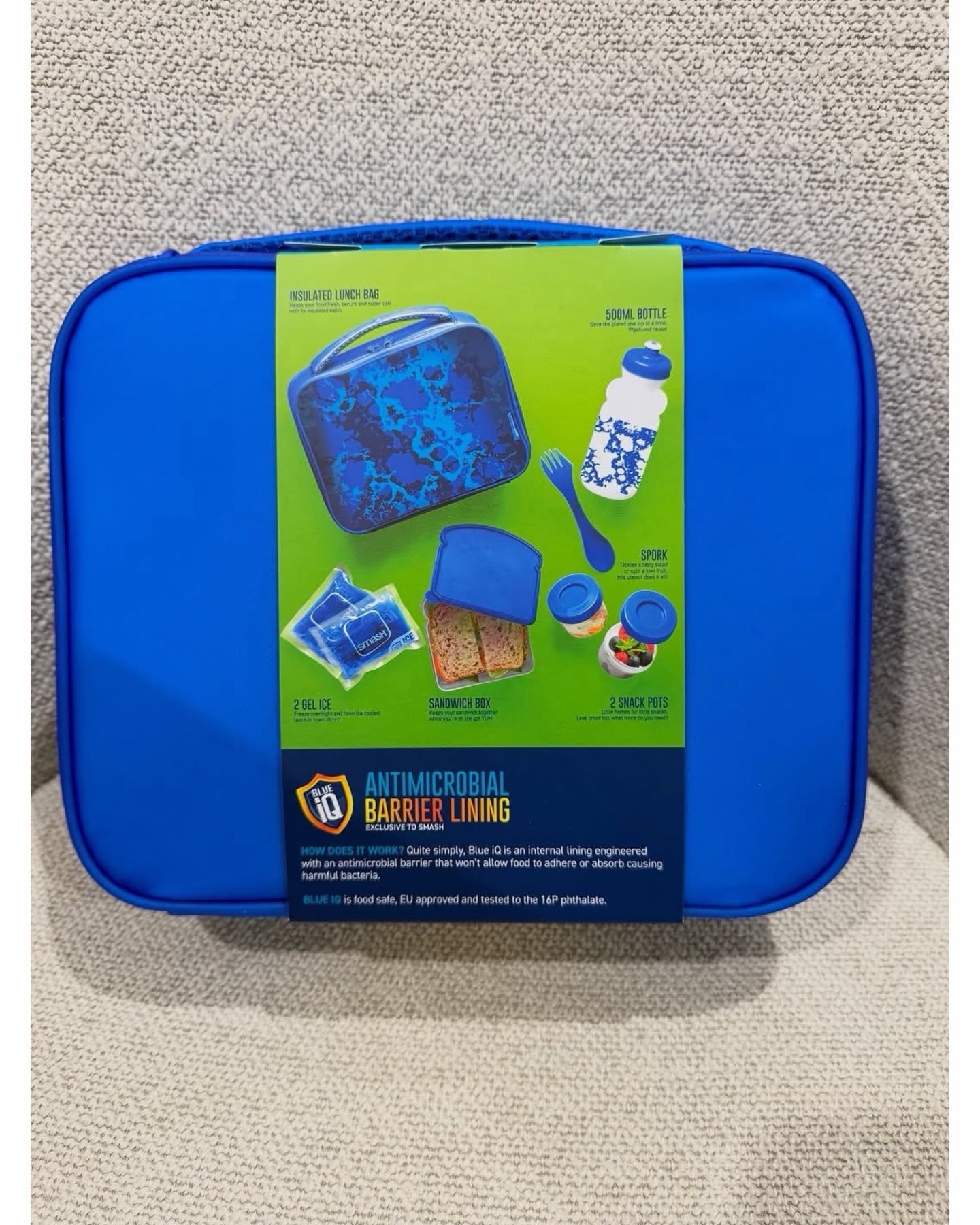 Smash Lunch Pack 8pc Set - Blue