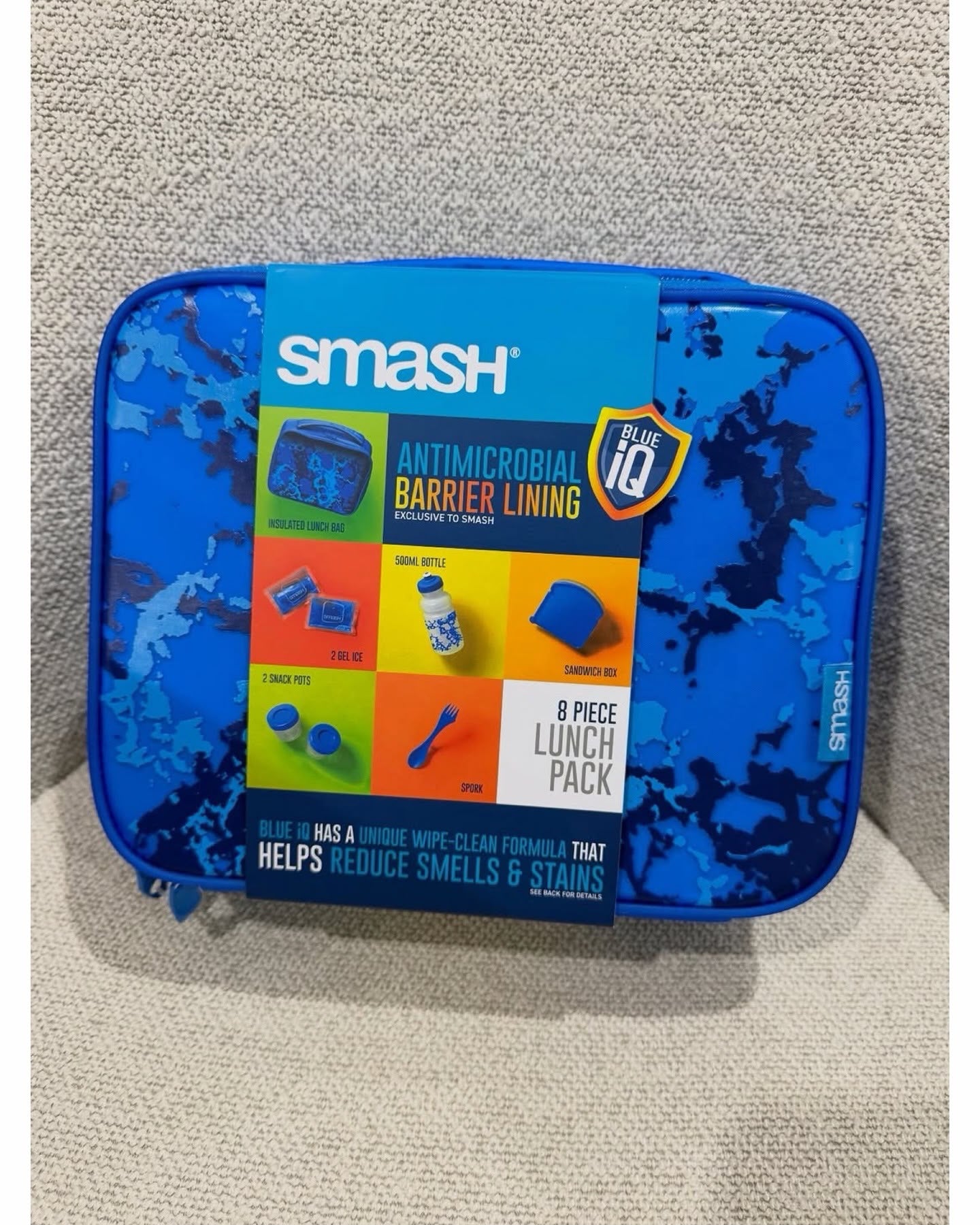 Smash Lunch Pack 8pc Set - Blue