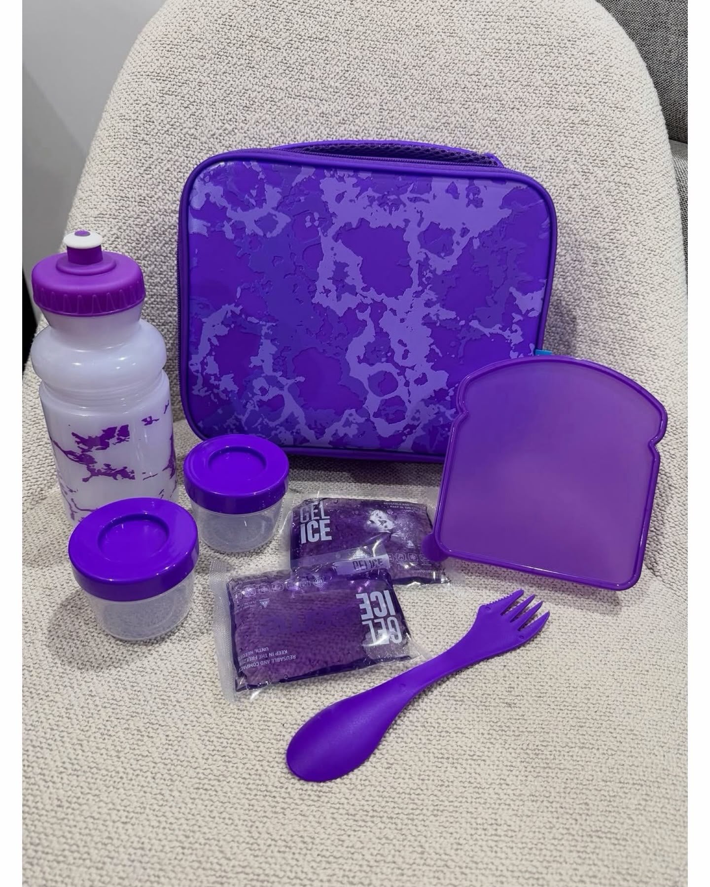 Smash Lunch Pack 8pc Set - Purple