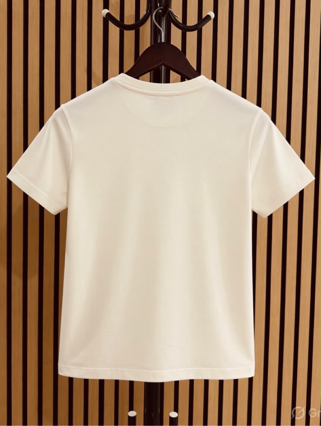 TH Regular Varsity Tee in Ecru - XS