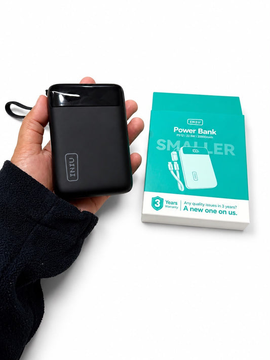 INIU Smallest 20000mAh Power Bank, 22.5W PD Fast Charging