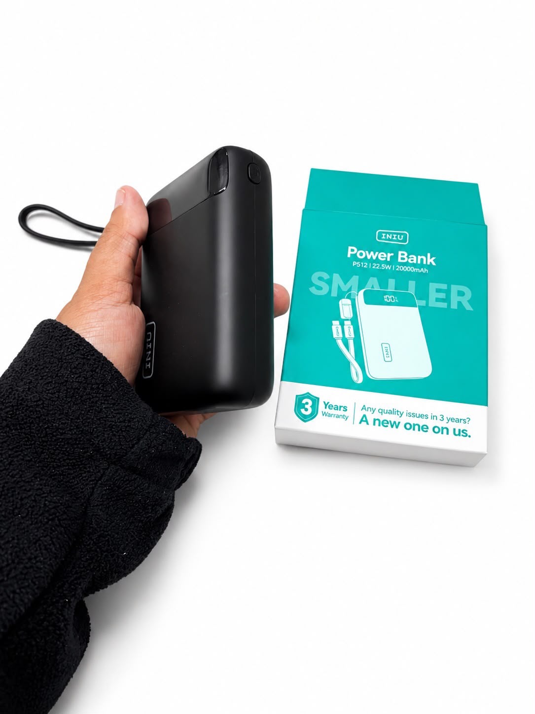 INIU Smallest 20000mAh Power Bank, 22.5W PD Fast Charging