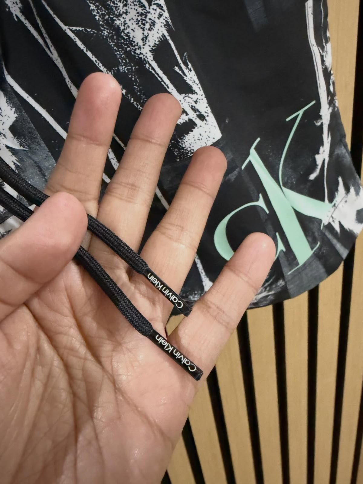 CK Swimshorts Palm Black 2XL