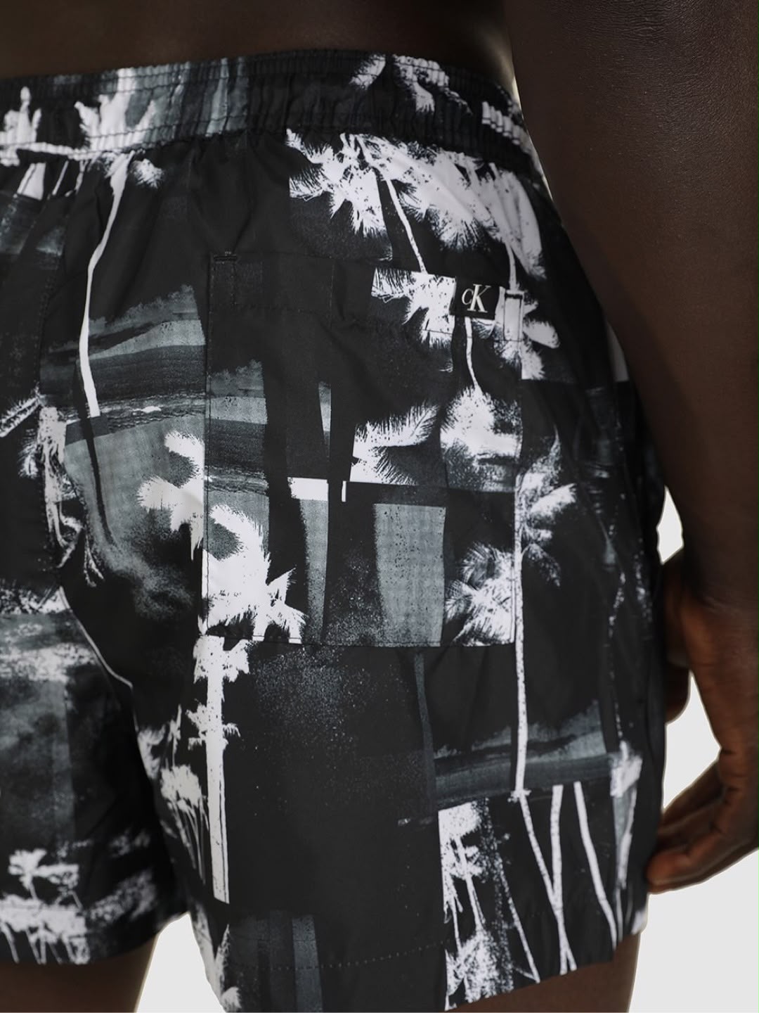 CK Swimshorts Palm Black 2XL