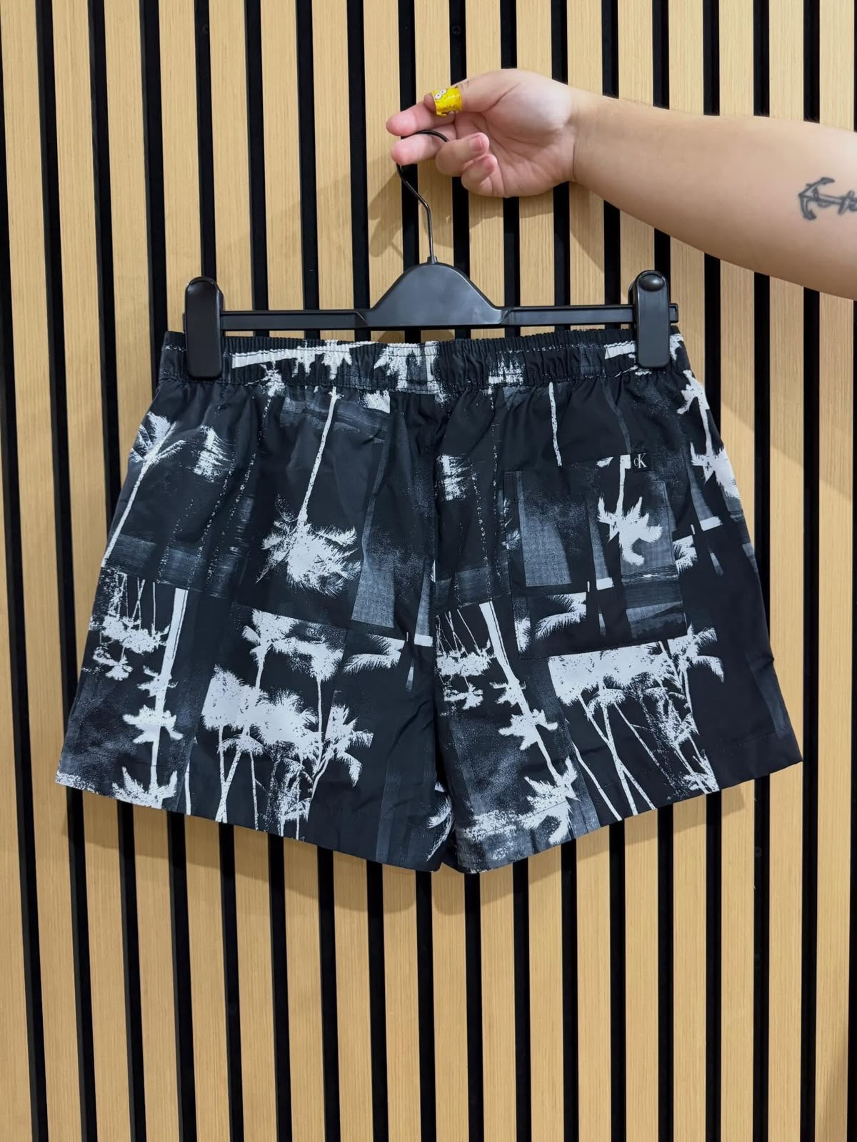 CK Swimshorts Palm Black 2XL