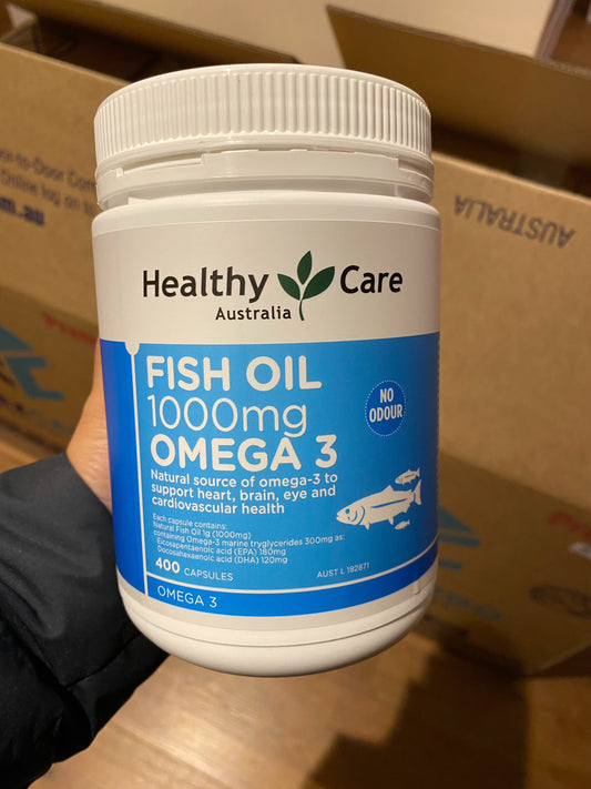 Healthy Care Fish Oil 1000mg Omega 3 400 Capsules