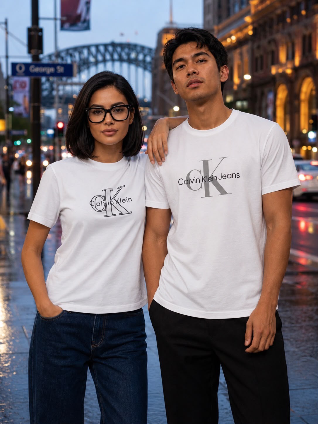 CK Hero Monologo Tee Brilliant White - XL