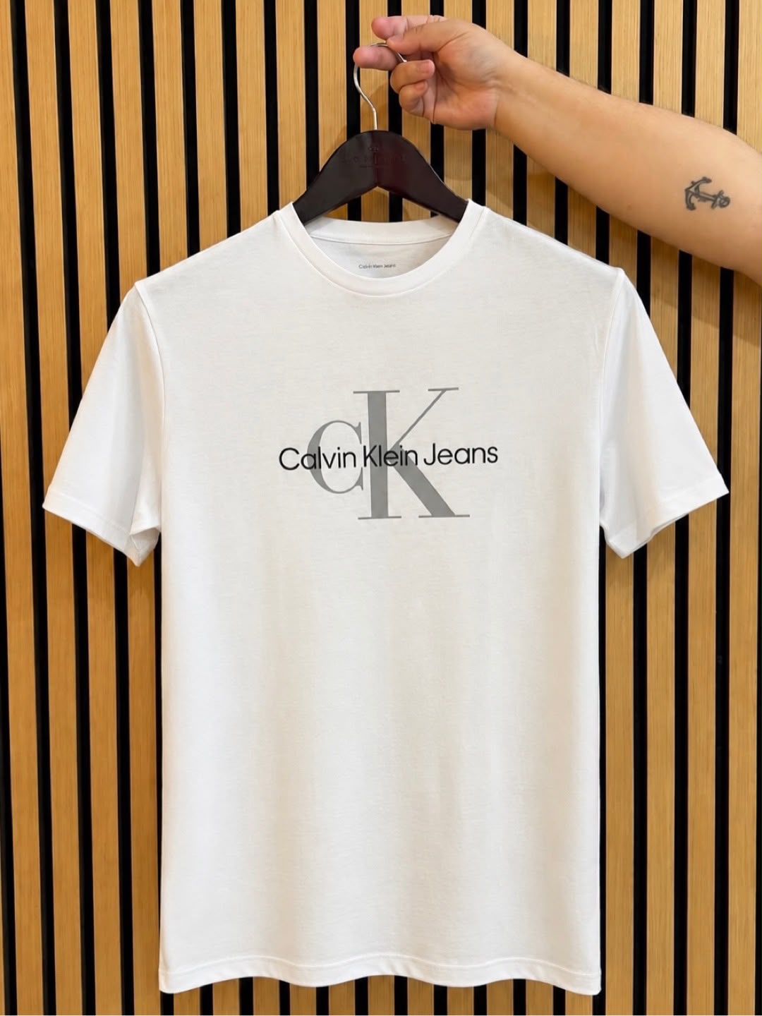 CK Hero Monologo Tee Brilliant White - XL