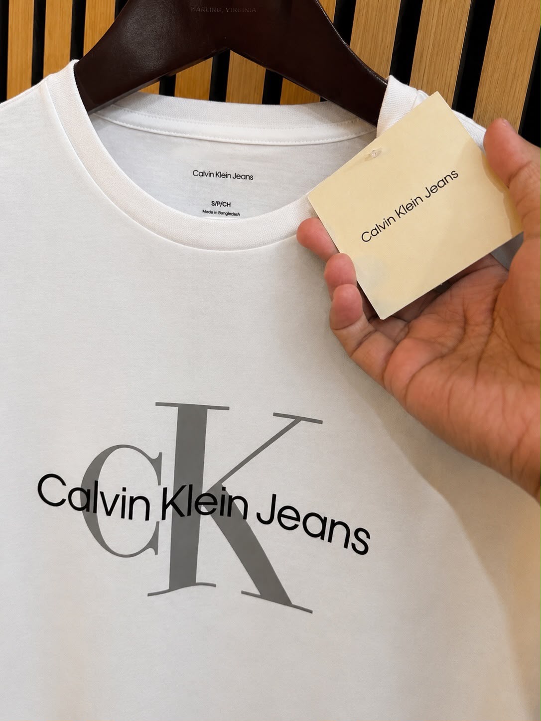 CK Hero Monologo Tee Brilliant White - XL