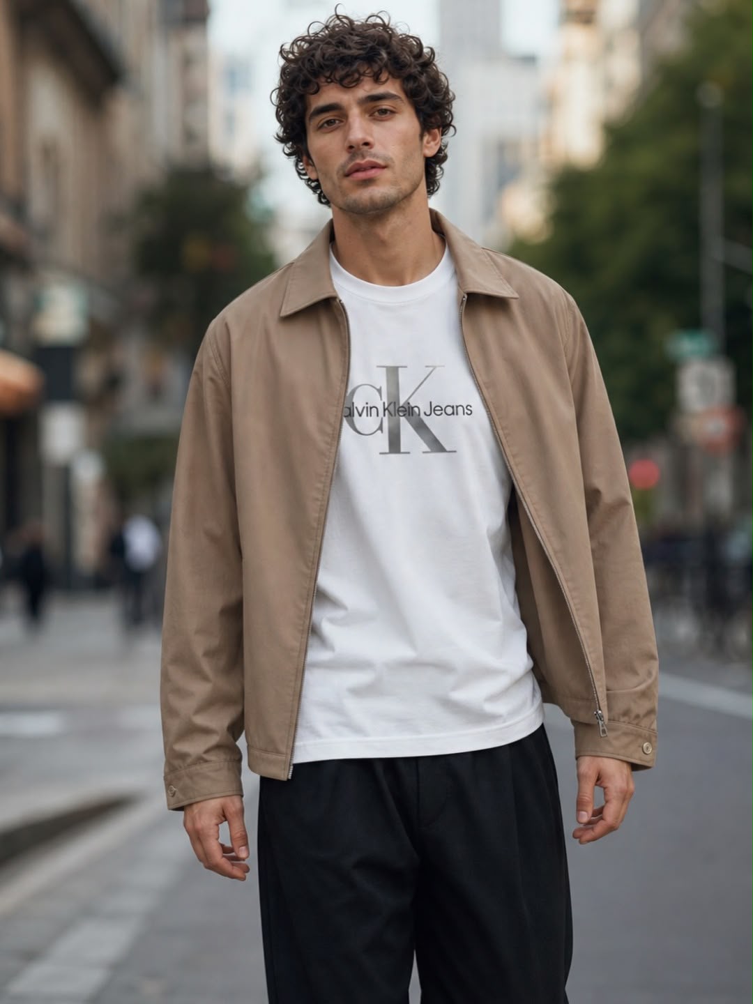 CK Hero Monologo Tee Brilliant White - XL