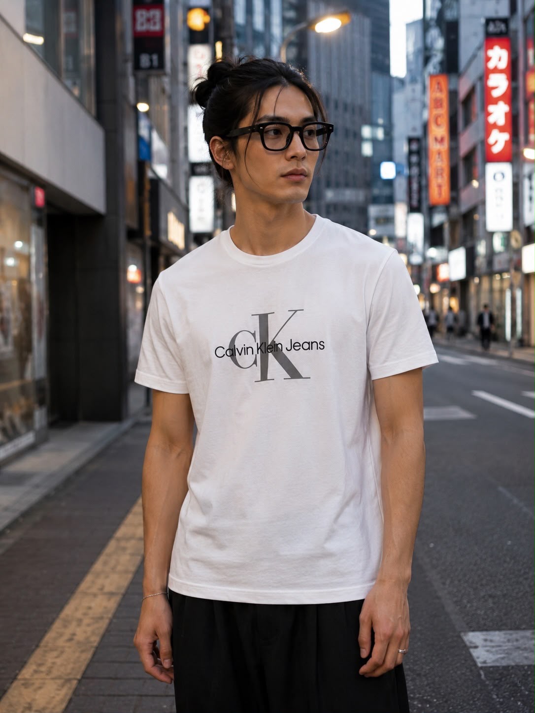 CK Hero Monologo Tee Brilliant White - XL