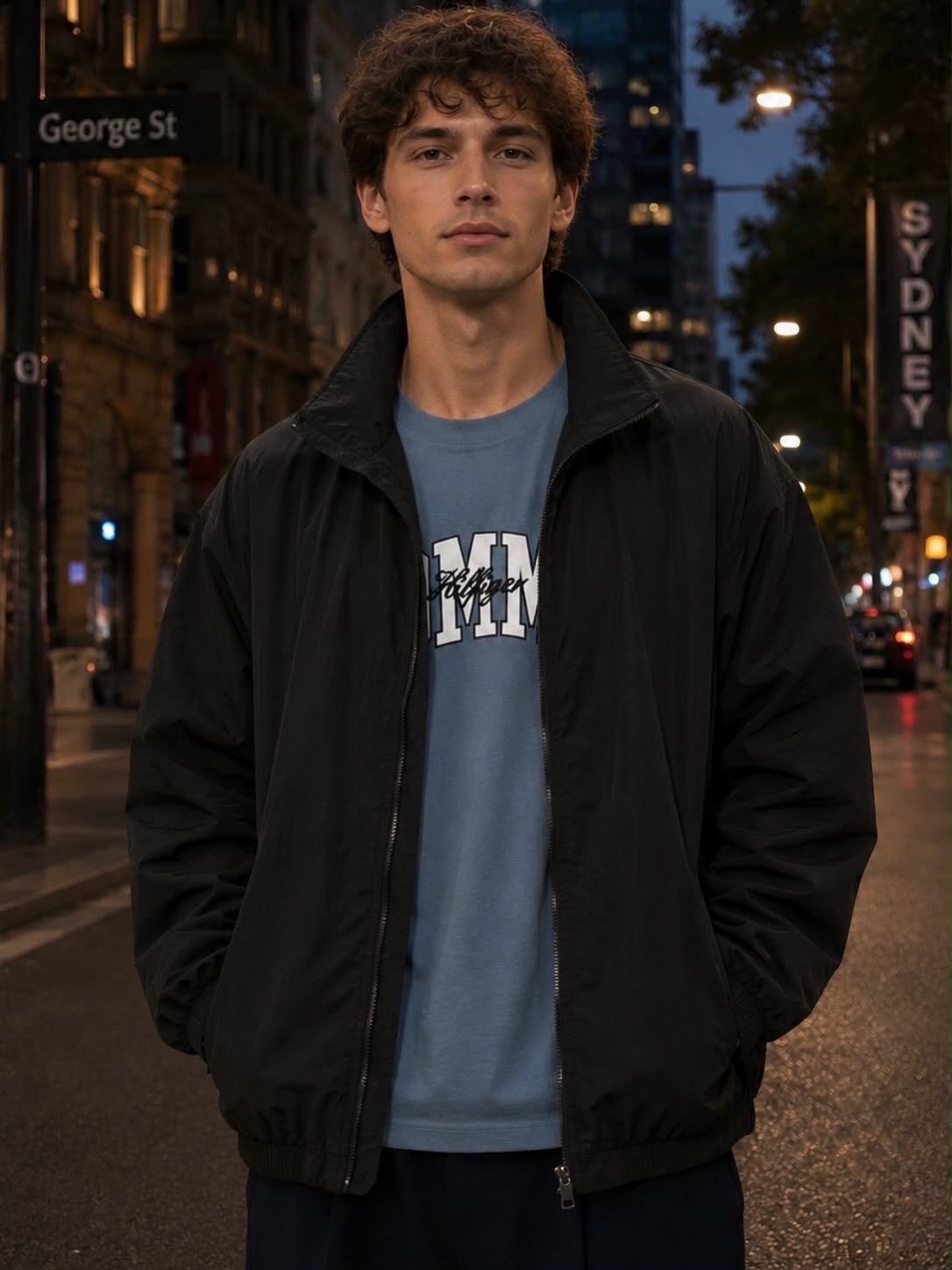 TH Arthur Tee Blue Coal Medium