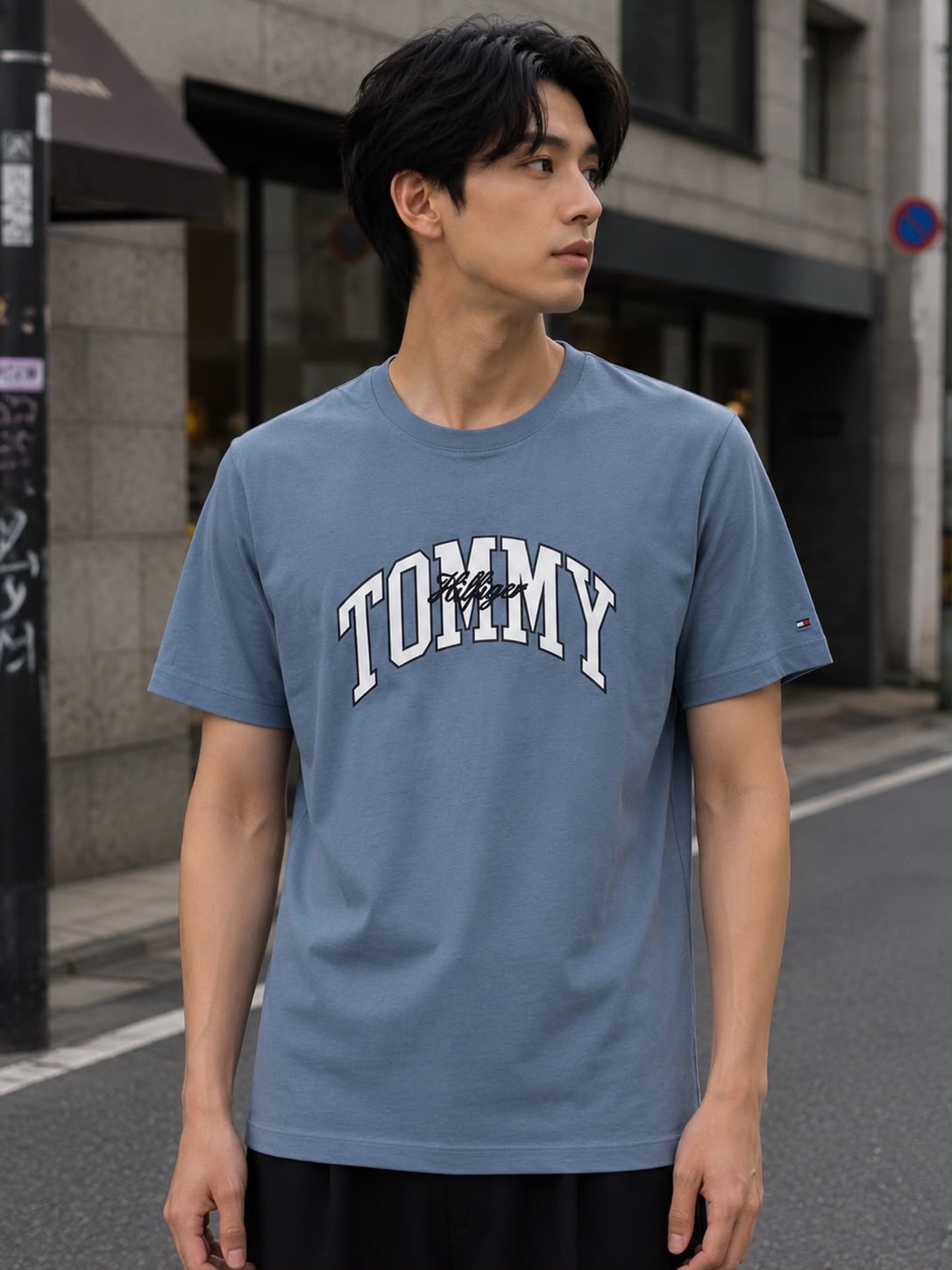TH Arthur Tee Blue Coal Medium