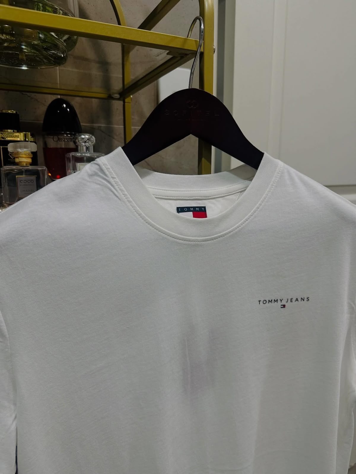 TH Linear Logo Slim Crew Neck T-Shirt