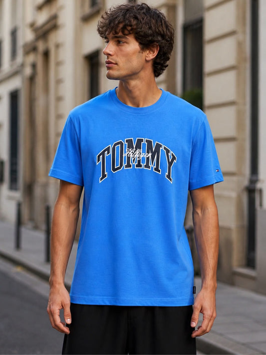 TH Men Arthur Tee in Copenhagen Blue - Medium