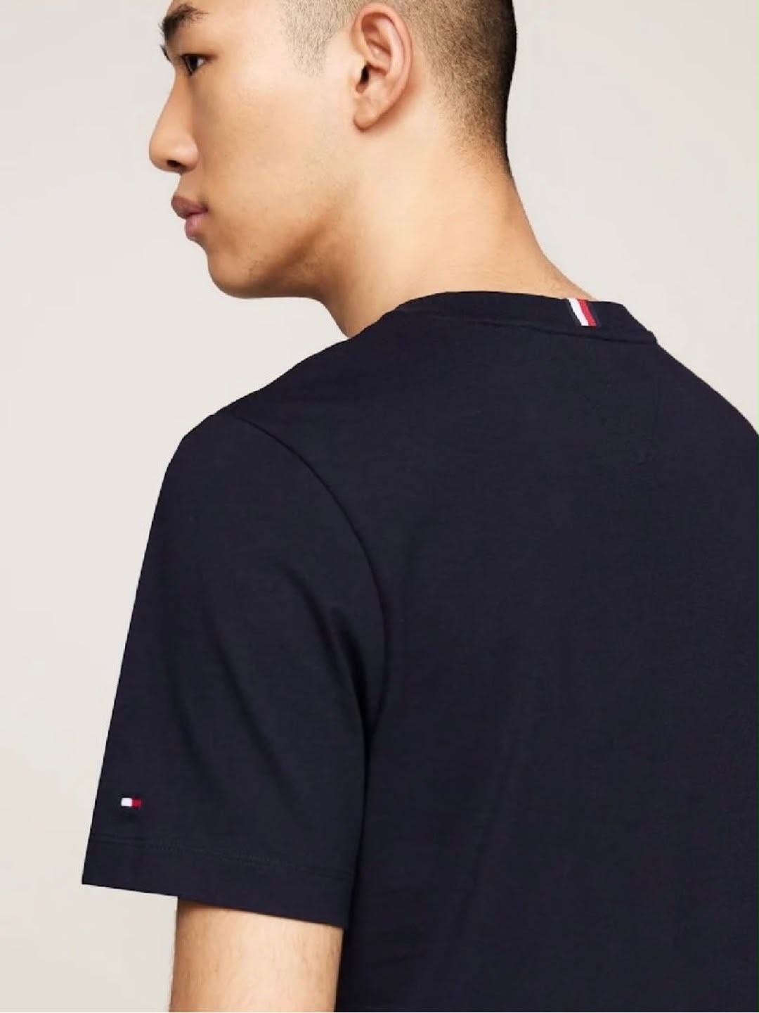 TH Men Stripe Graphic Shirt Regular Fit in Desert Sky - Medium