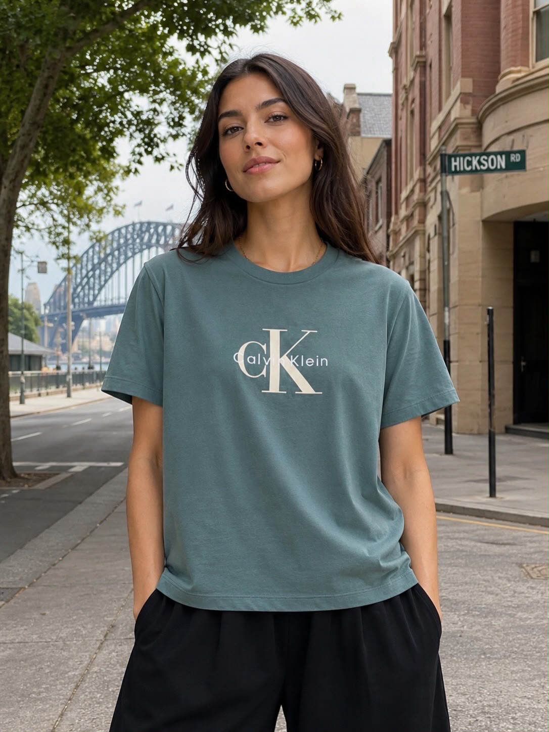 CK Hero Monologo Tee Autumn Green - XL