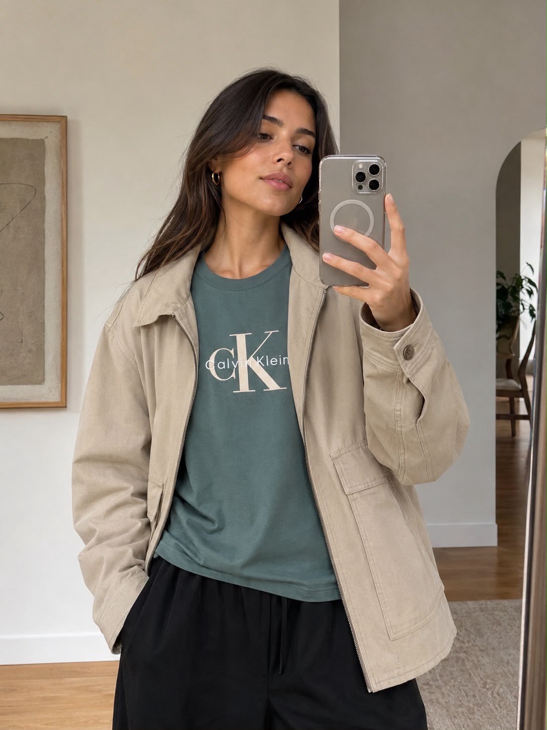 CK Hero Monologo Tee Autumn Green - XL