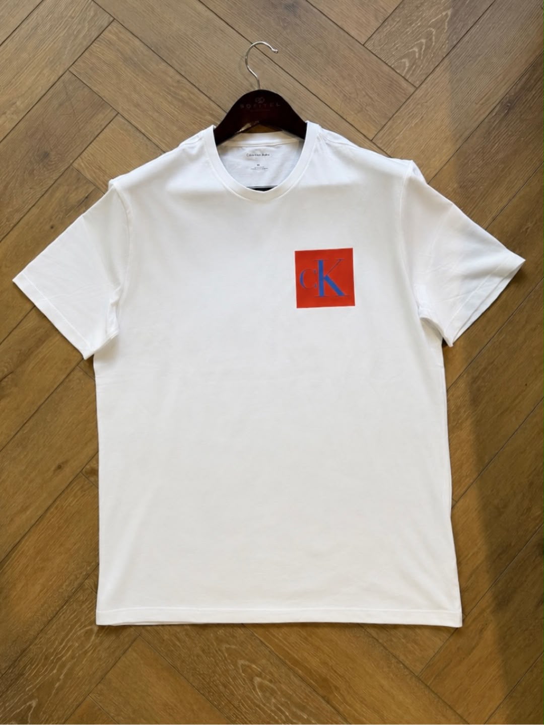 CK Logo Box in White