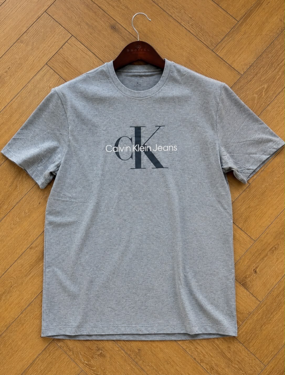 CK Hero Monologo Tee Grey Heather