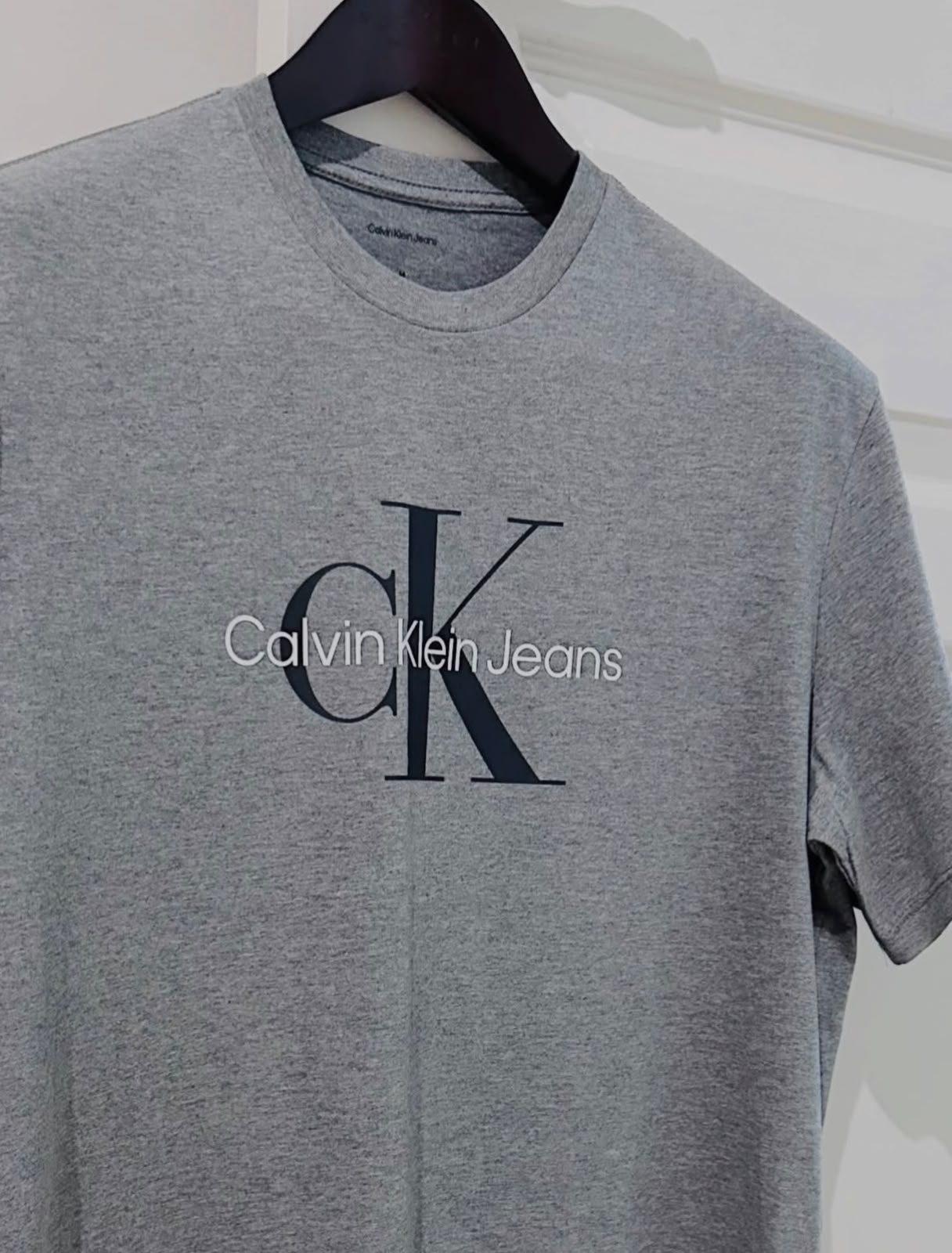 CK Hero Monologo Tee Grey Heather