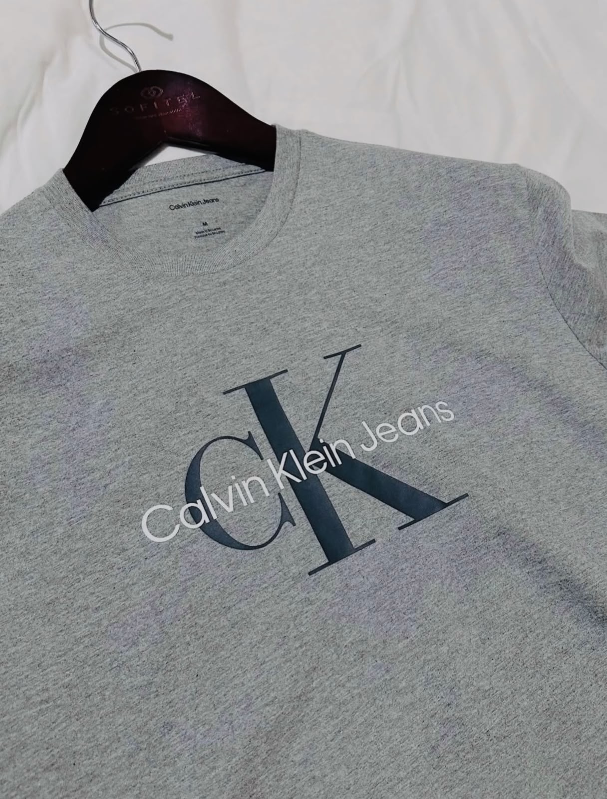 CK Hero Monologo Tee Grey Heather