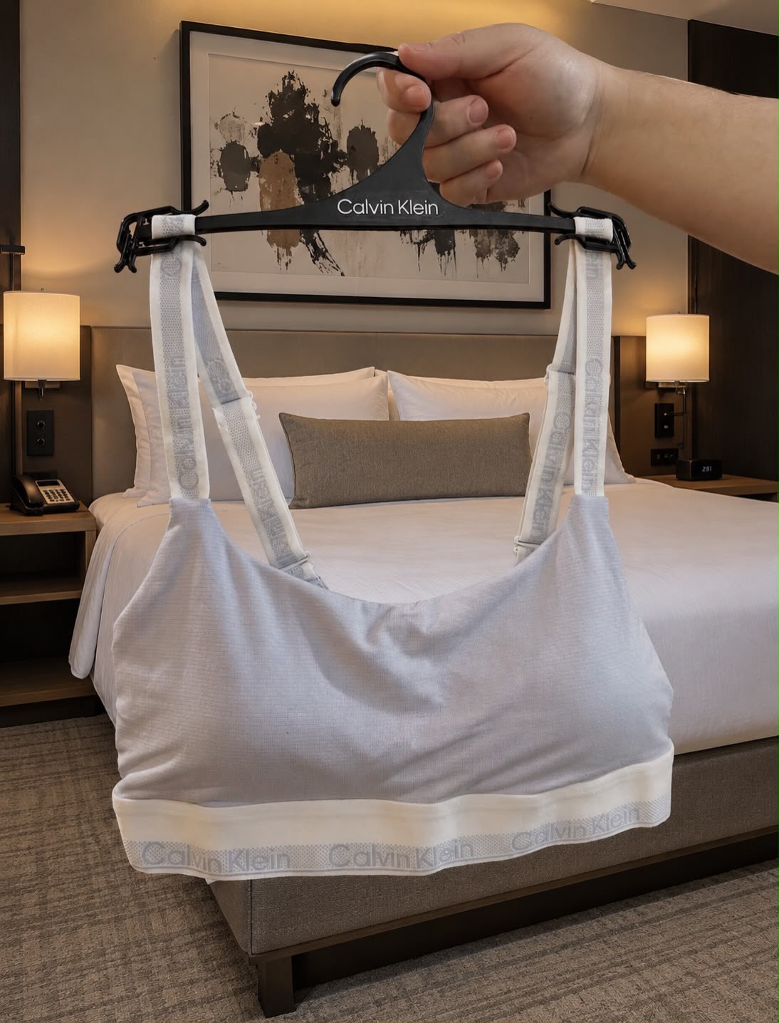 CK Padded Bralette Halogen Blue