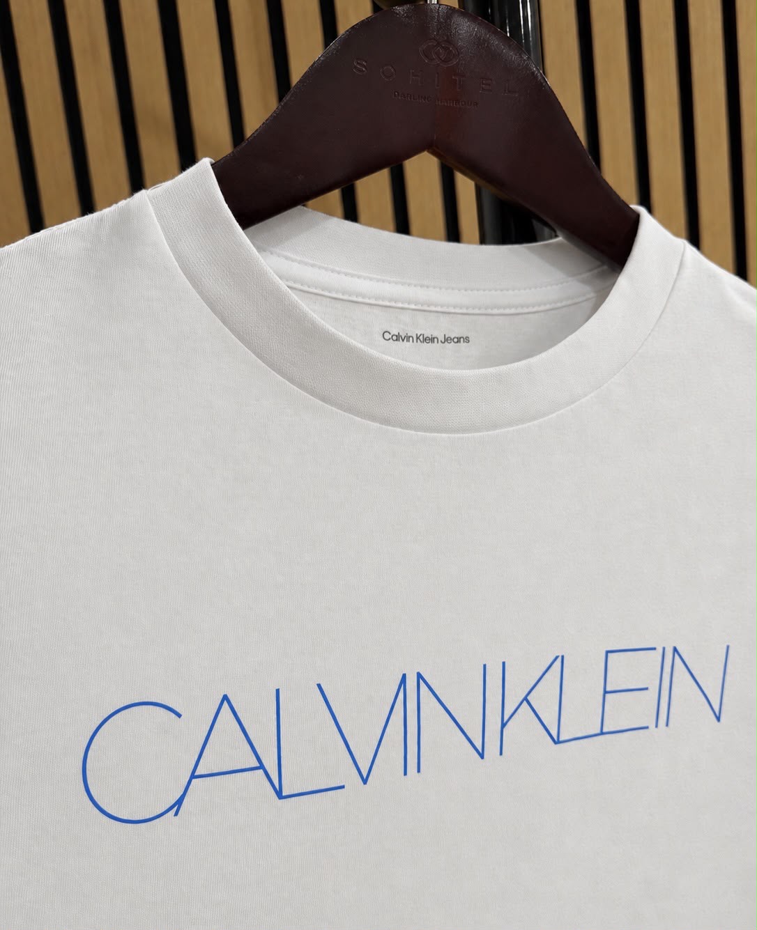 CK Thin Type Boxy Tee in Brilliant White - XS
