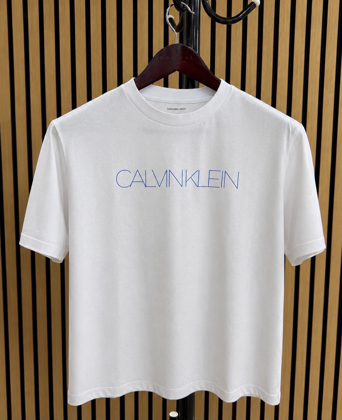 CK Thin Type Boxy Tee in Brilliant White - XS