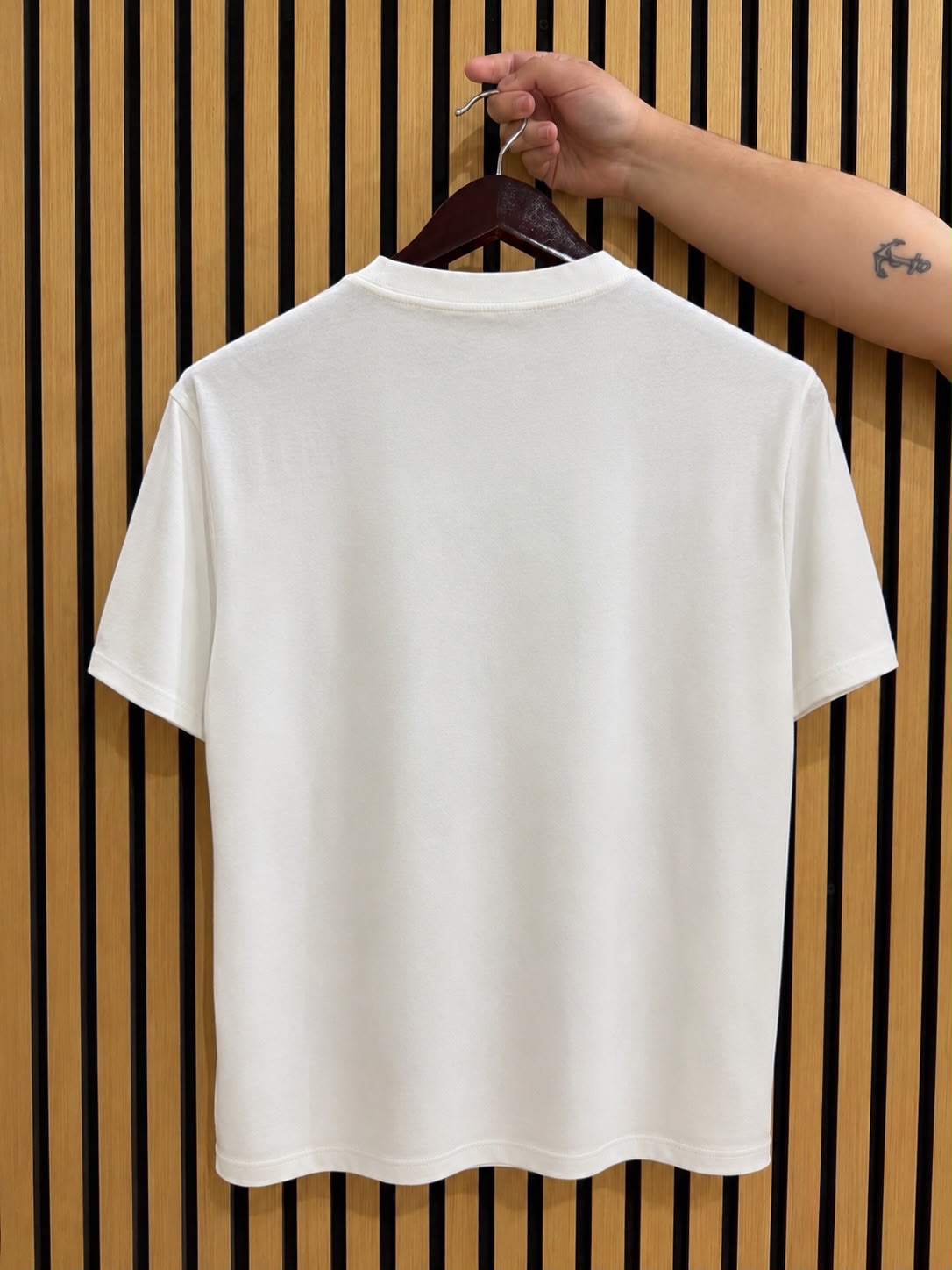 CK Embroidered Logo Graphic Boxy T-Shirt White