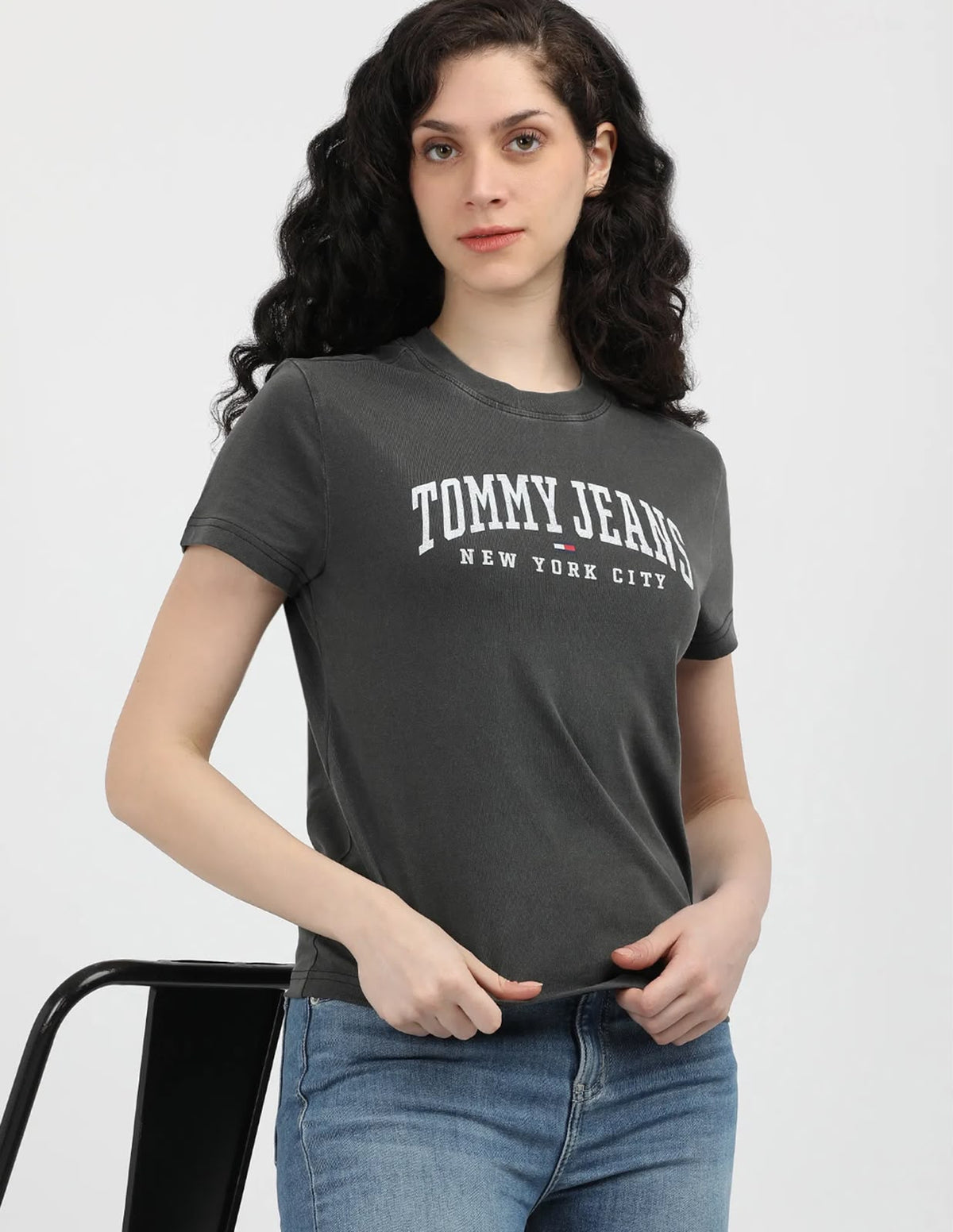 TH Varsity Logo Crew Neck T-Shirt Small