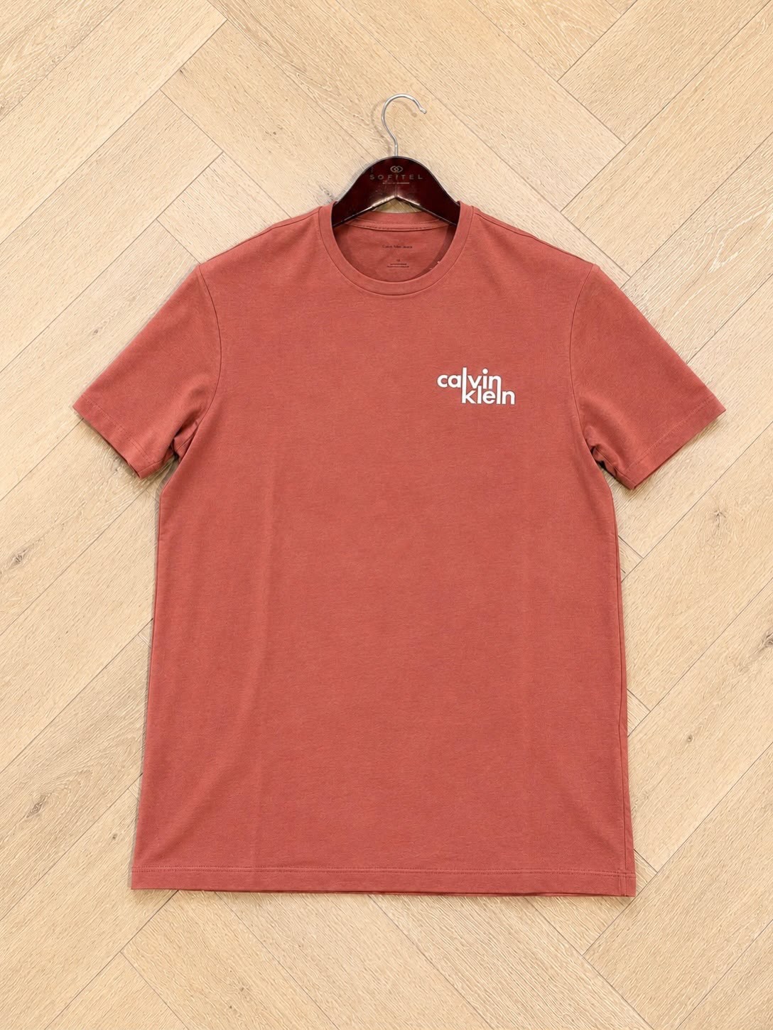 CK Graphic Tee Embroidered Mahogany XL