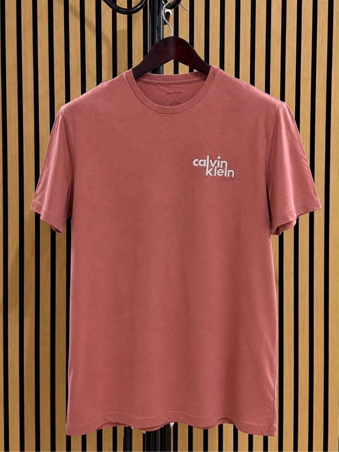 CK Graphic Tee Embroidered Mahogany XL