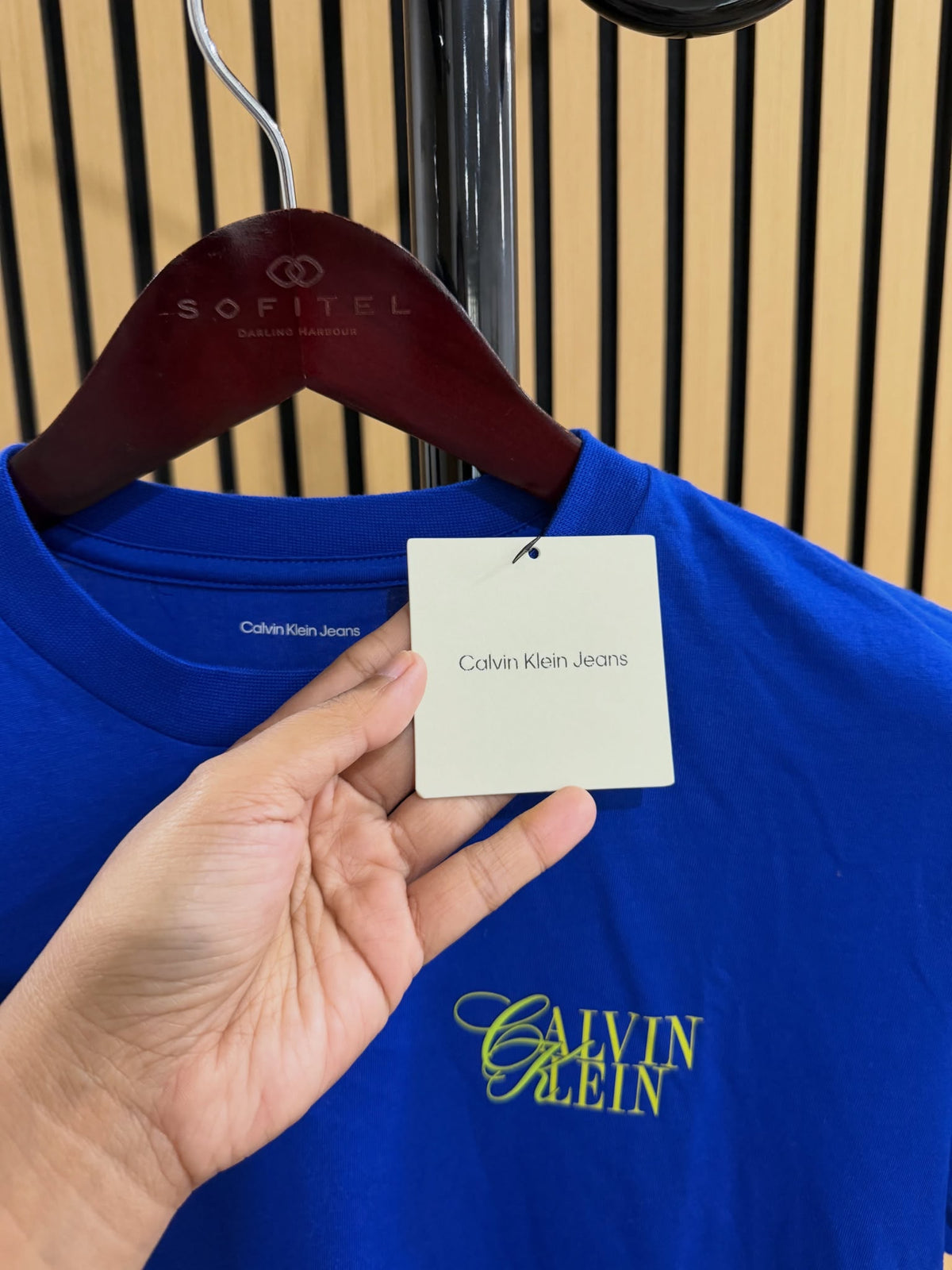 CK 2-Tone Classic Tee Cobalt