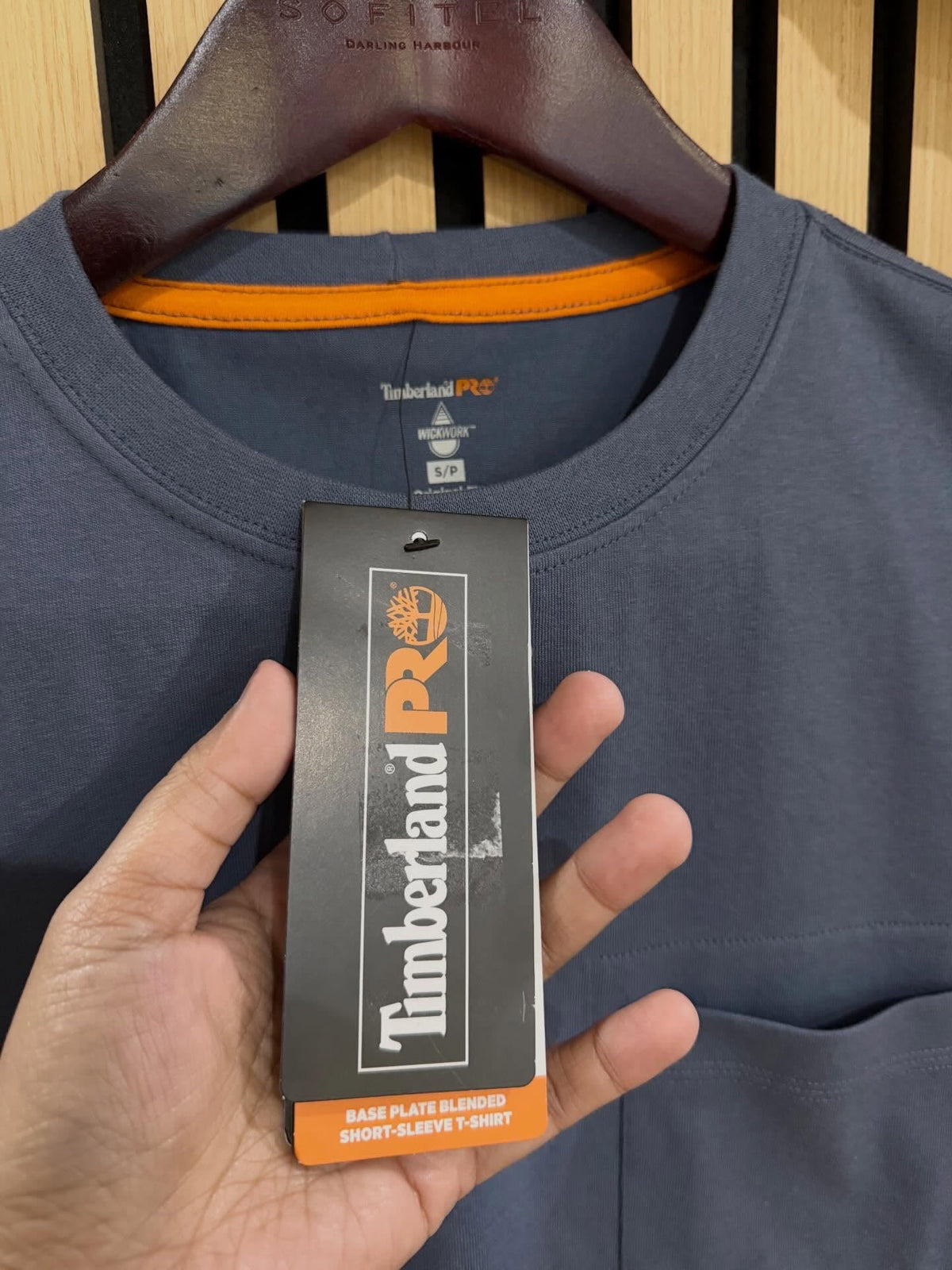 Timberland PRO Base Plate Blended S/S T-Shirt - Vintage Indigo Small