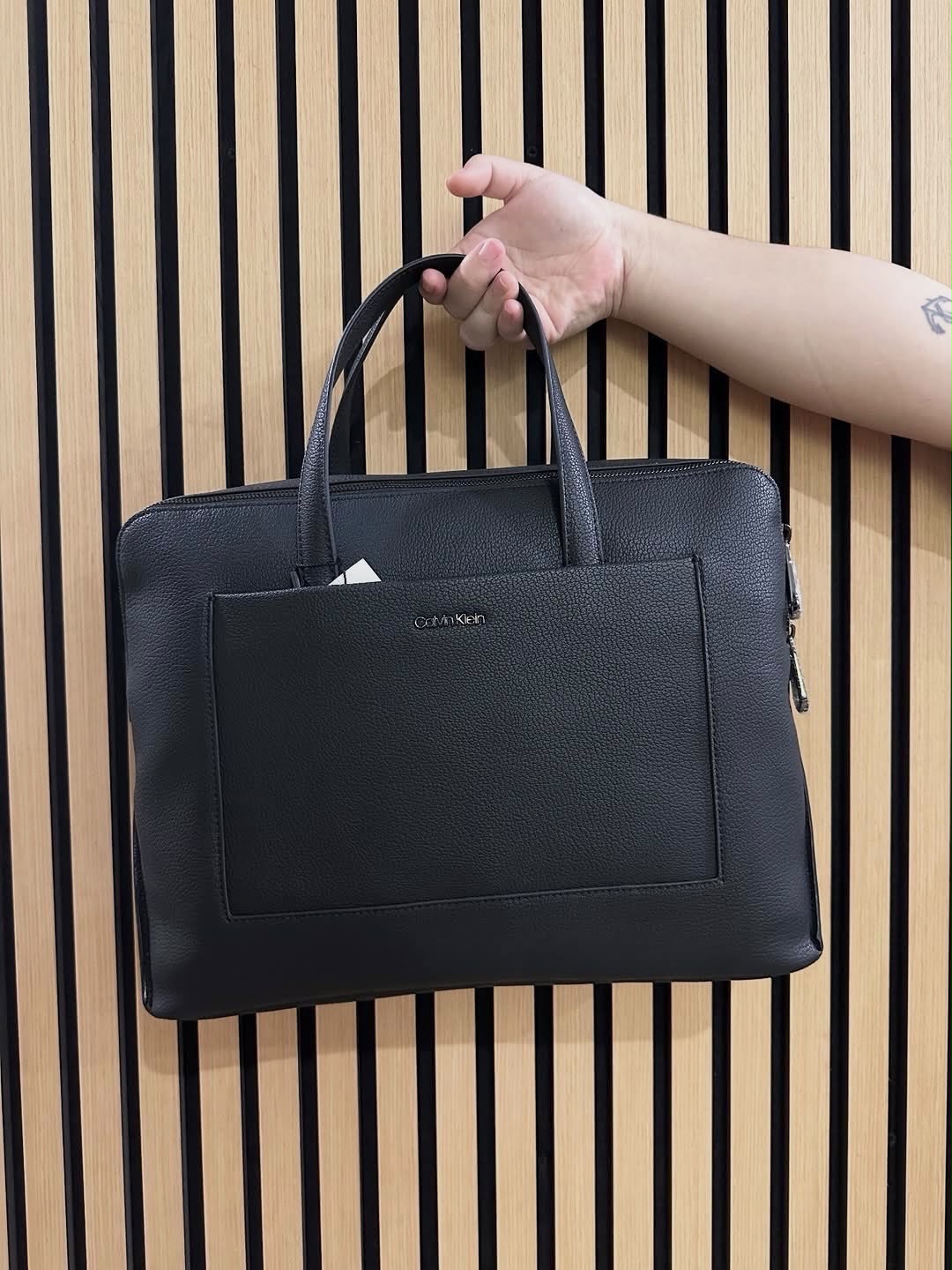 CK Diagonal Laptop Bag with Strap