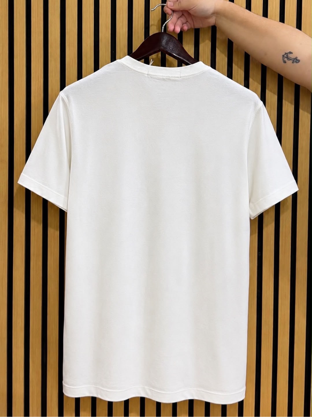 CK Embroidered Monogram Logo - Bright White 2XL