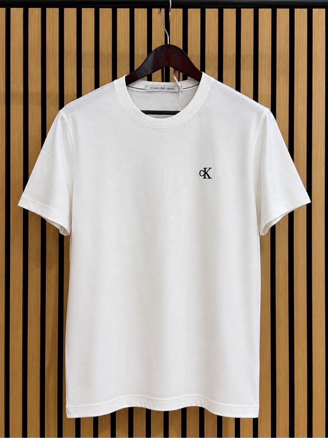 CK Embroidered Monogram Logo - Bright White 2XL