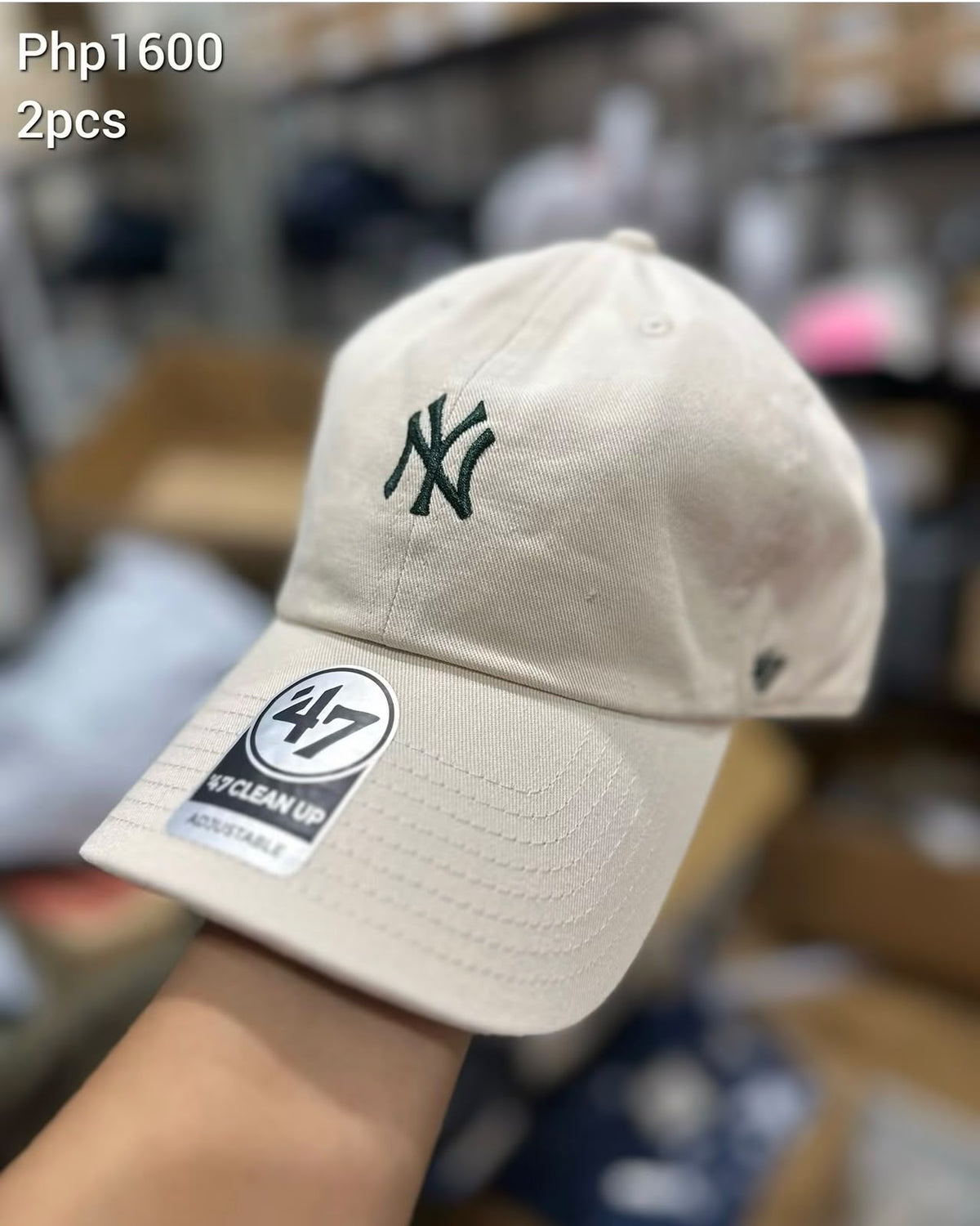 New York Yankees Natural/Dark Green Base Runner '47 CLEAN UP