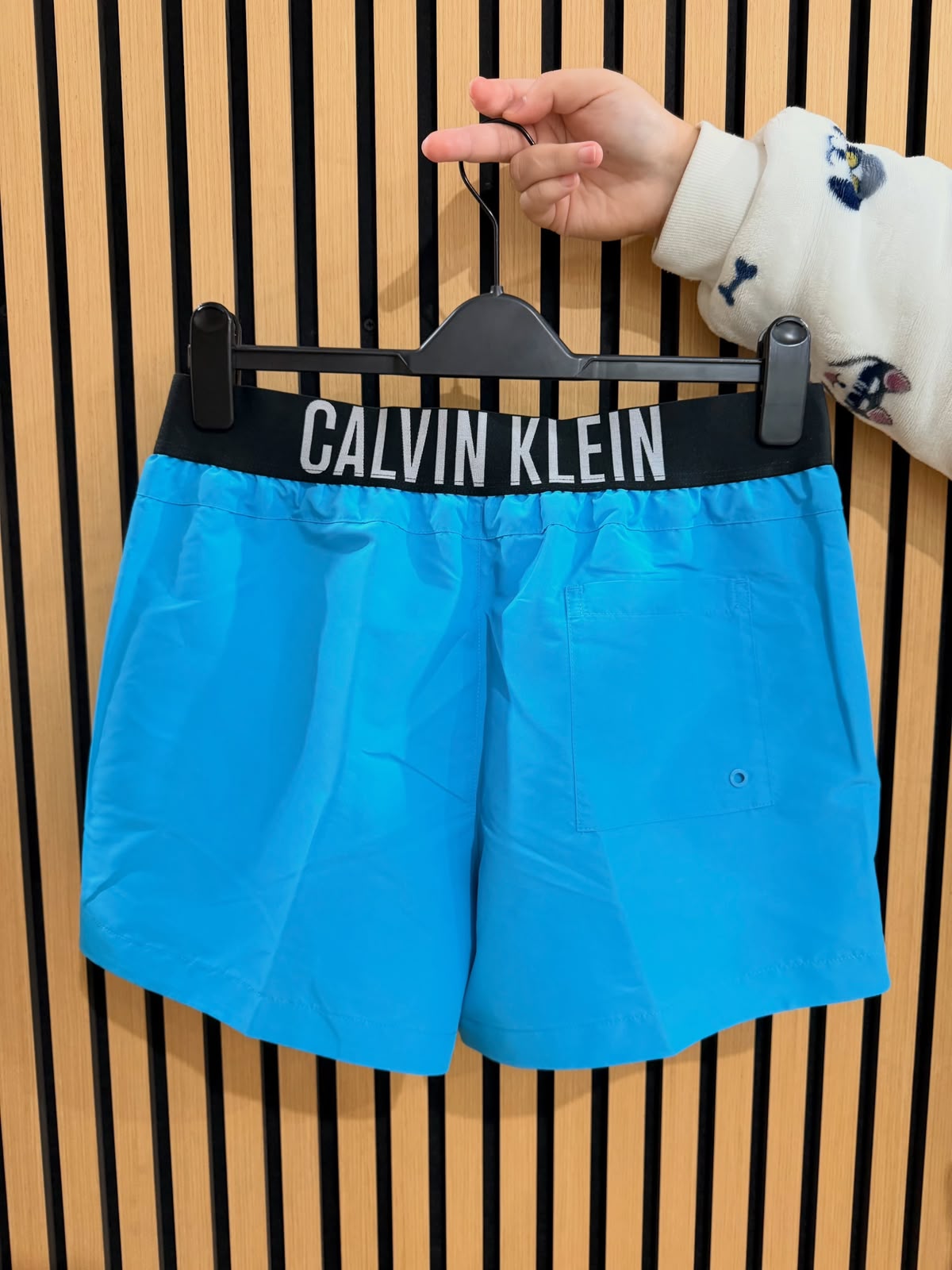 CK Waistband Swimshorts Bash Blue Medium