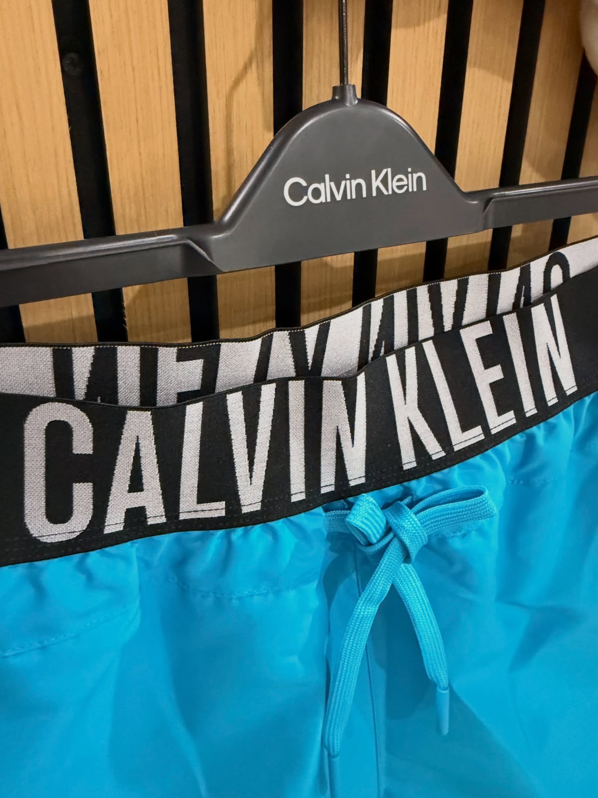 CK Waistband Swimshorts Bash Blue Medium