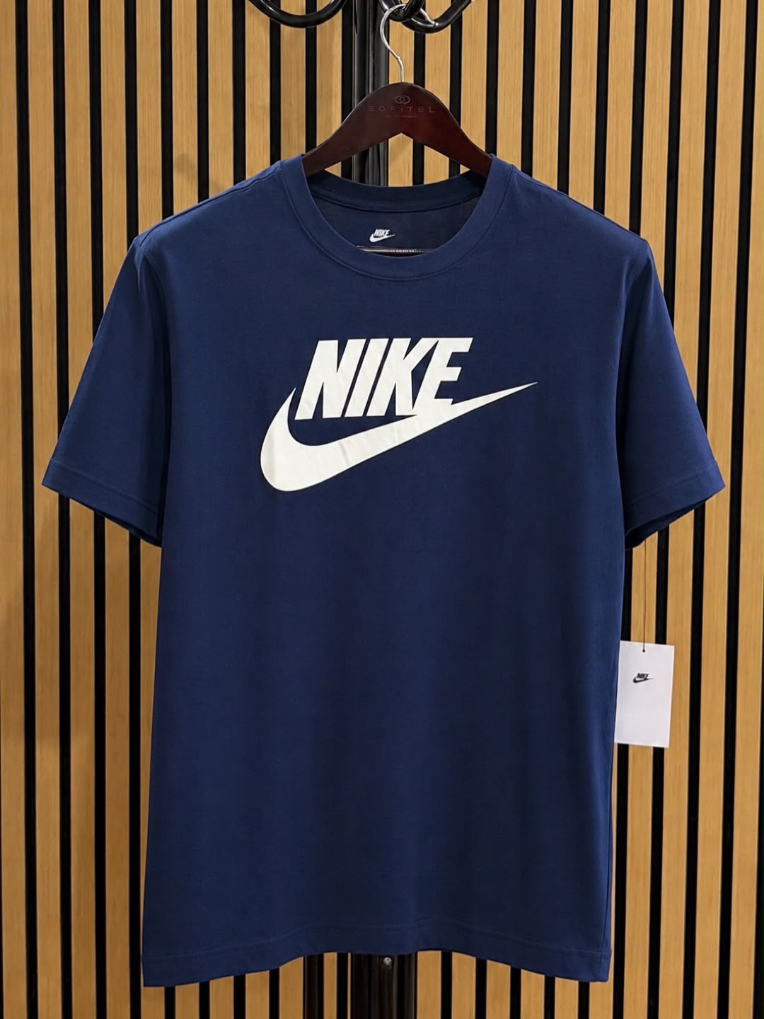 Nike Men's Futura Icon Tee Navy Blue - Medium
