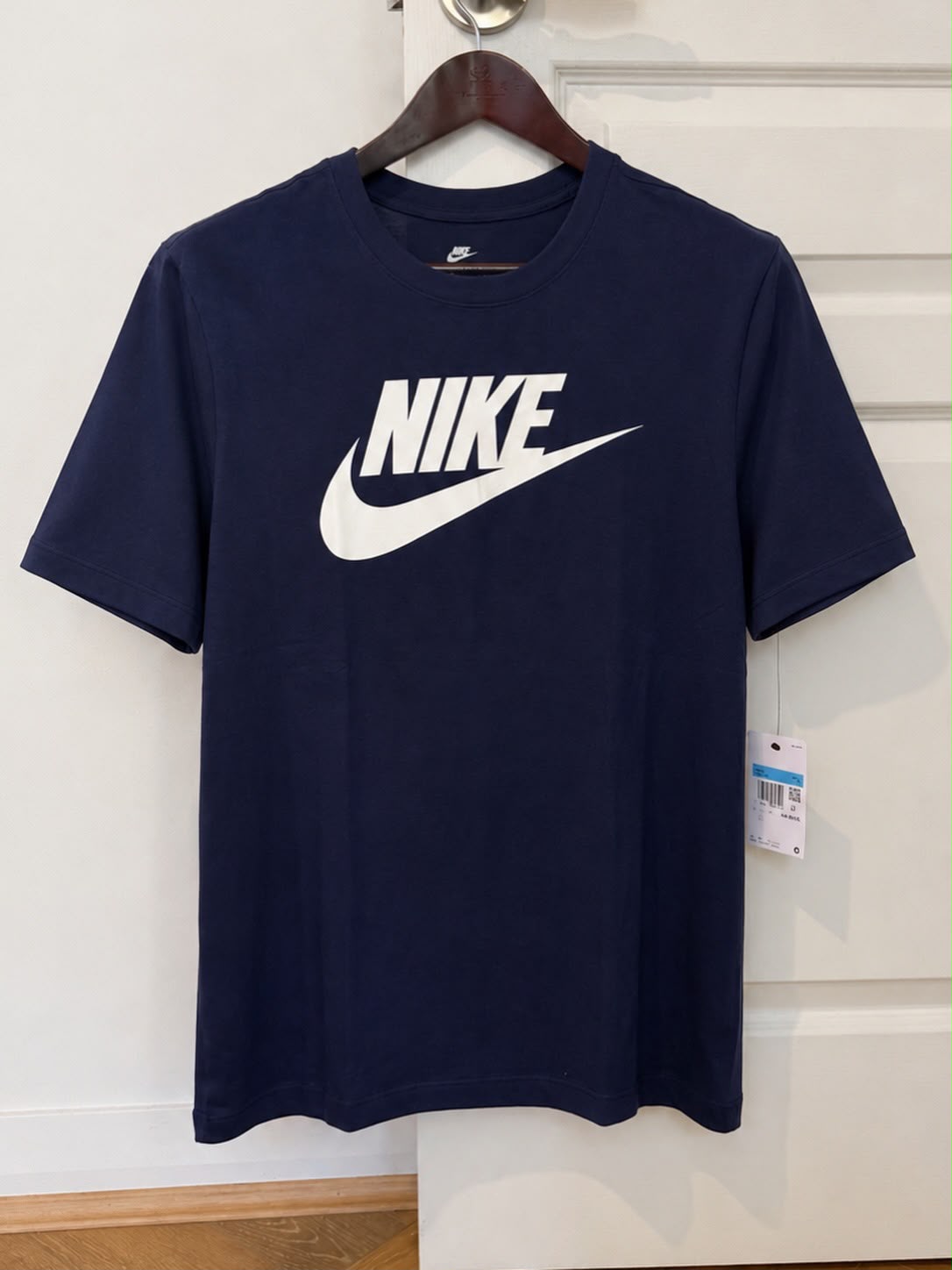 Nike Men's Futura Icon Tee Navy Blue - Medium