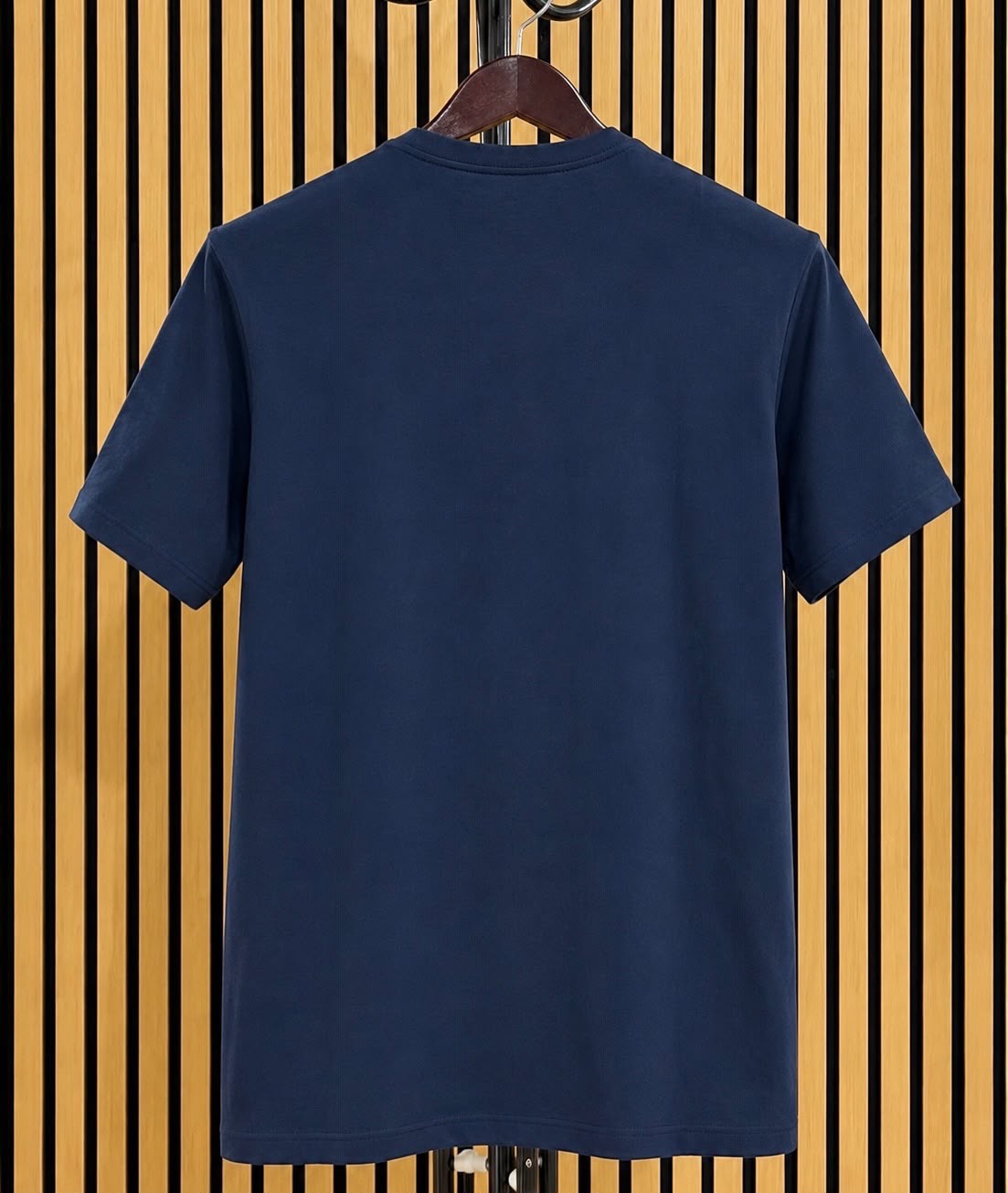 CK Fade Puff Graphic Crewneck Tee in Dark Sapphire Large