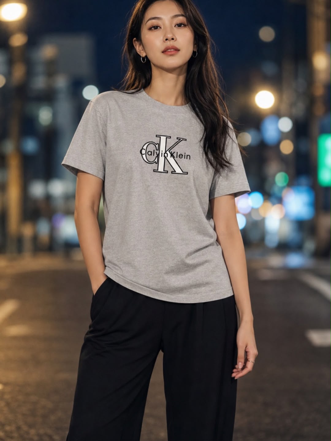 CK Shine Monologo  Brilliant Grey Heather Medium